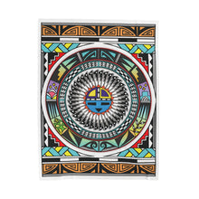 Load image into Gallery viewer, Hopi Taawa Velveteen Plush Blanket